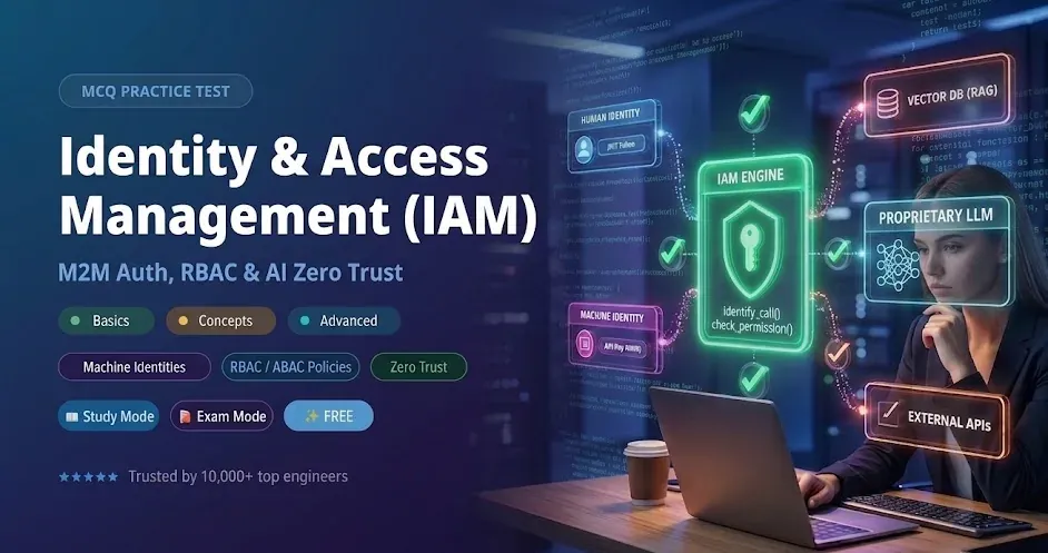 Identity & Access Management for AI MCQ Practice Tests banner