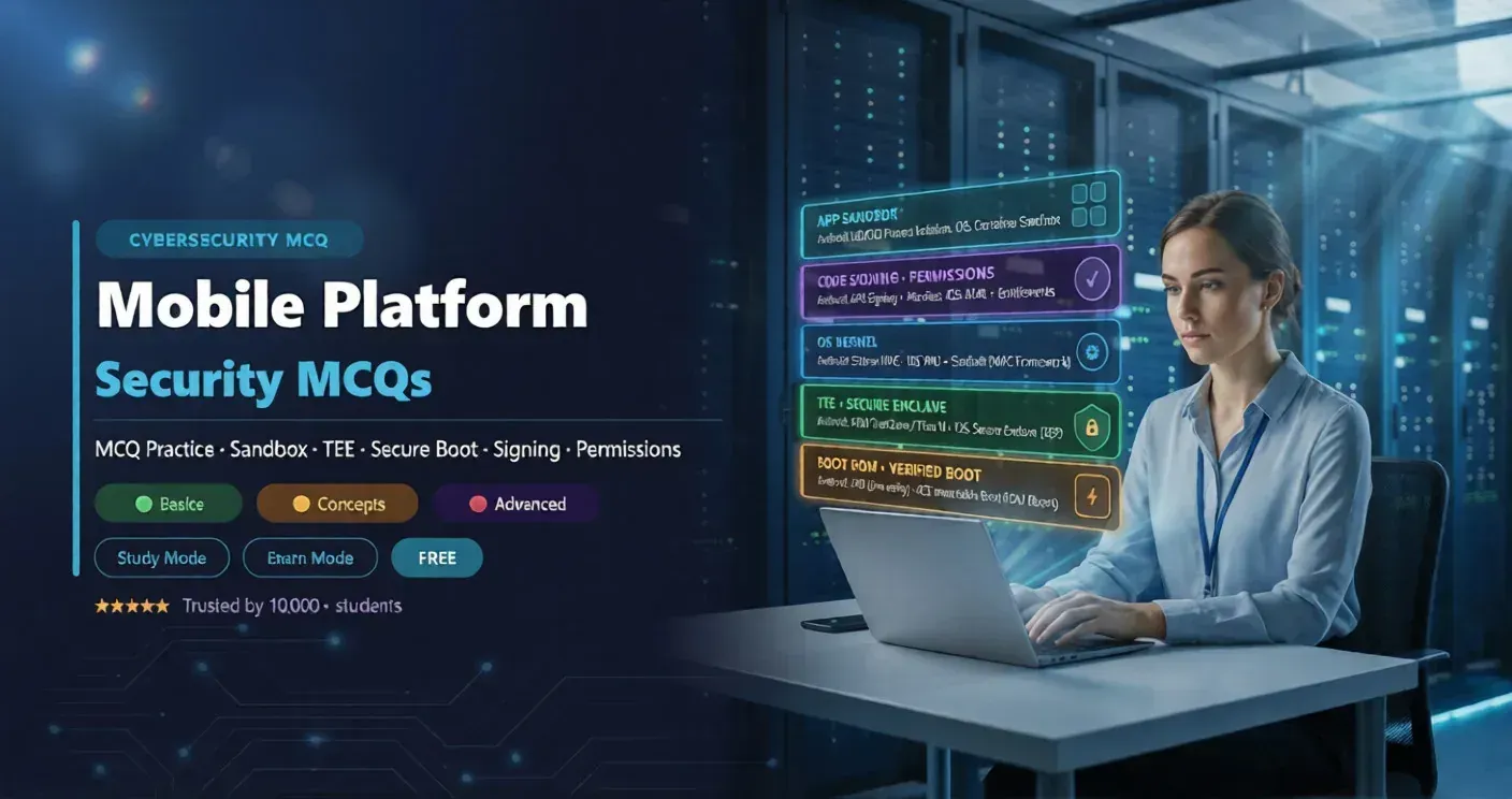 Mobile Platform Security Models MCQ Practice Tests banner